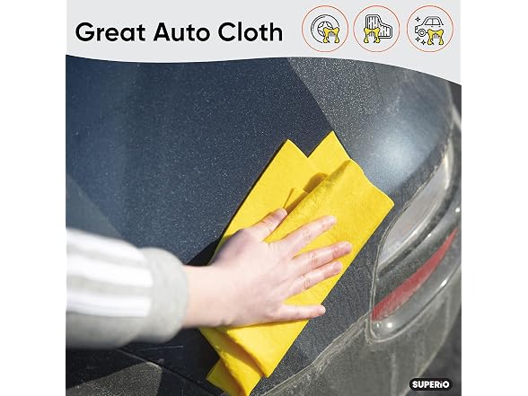 Shammy Towel for Car, Super Absorbent Chamois Cloth