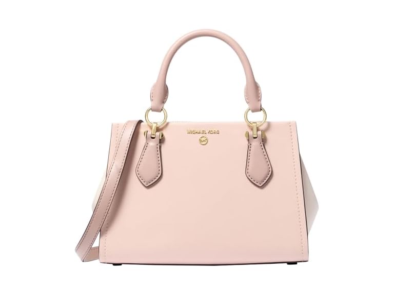 Michael Kors Marilyn Small Crossbody Bag, Soft Pink/Light Cream/Fawn