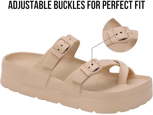 GARDMA Genuine Pillow Slippers -Khaki