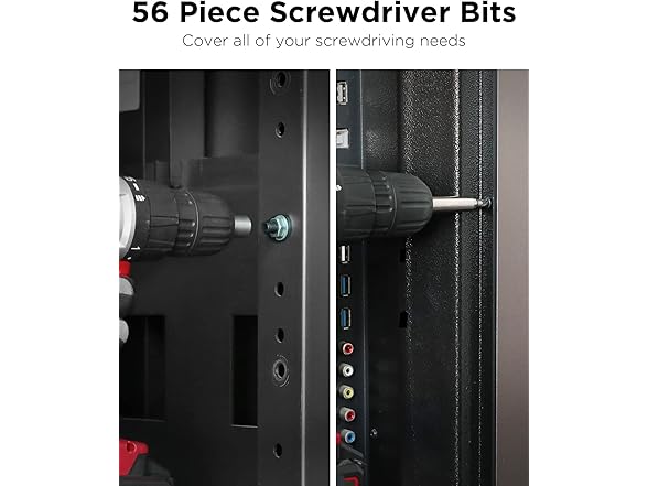 100-Piece Drill & Screwdriver Bit Set