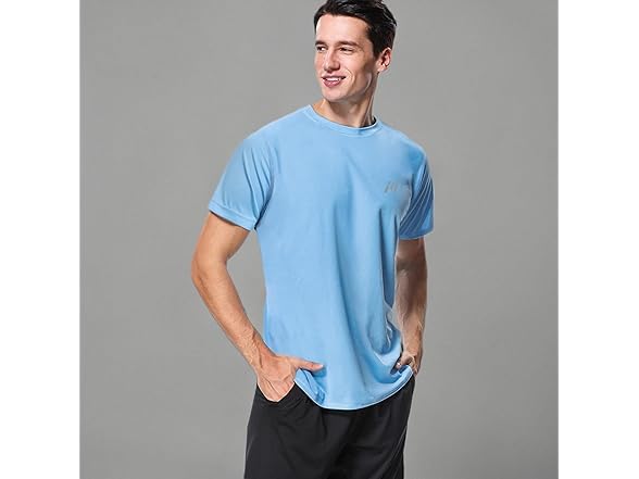 MeetHoo Men's Blue UV Swim Shirt (M)