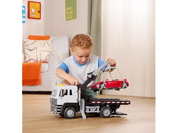 Driven by Battat - Tow Truck, 20-Inch - Toy Tow Truck