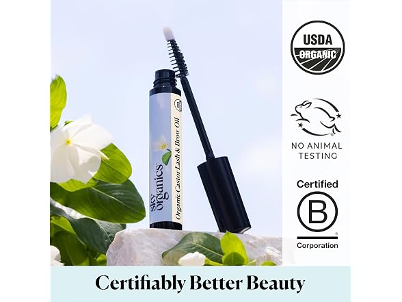 Sky Organics Castor Oil Lash and Brow Serum