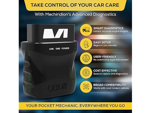 Mechiridion Bluetooth OBDII Scanner
