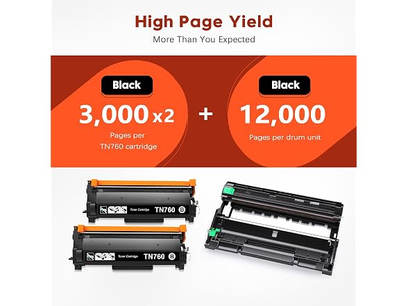 Toner Kingdom TN760 Toner Cart and DR730 Drum