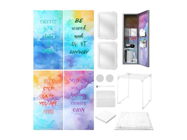 17 Pcs Locker Organizer & Decorating Kit