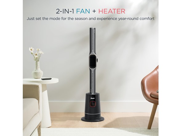 SHARK TH202_S&D TurboBlade Tower Fan+Heat