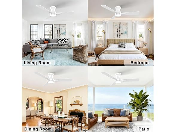 OPONL 42in Low Profile Ceiling Fan