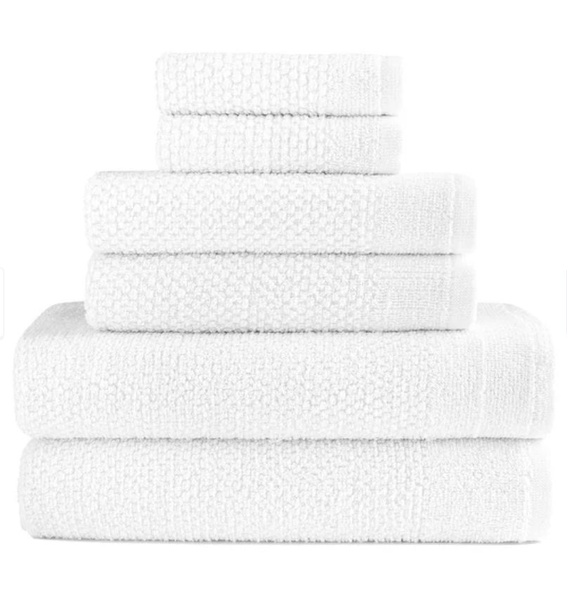 Dan River Popcorn Cotton Bath Towel Sets - Gallery 8