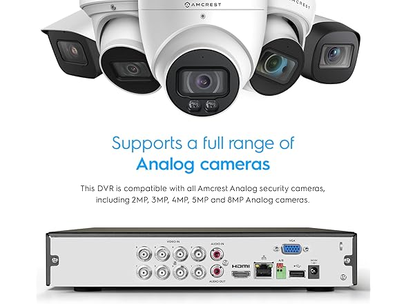 Amcrest 5MP UltraHD 8 Channel DVR