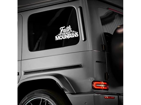 Faith Can Move Mountains Decal 6.15x3.6