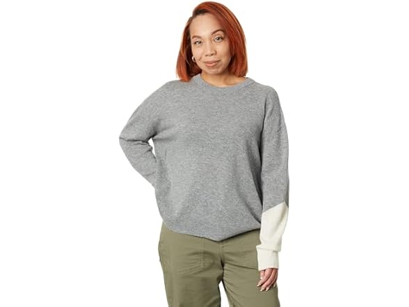 LABEL Go-to Sweater Light Grey/Putty MD