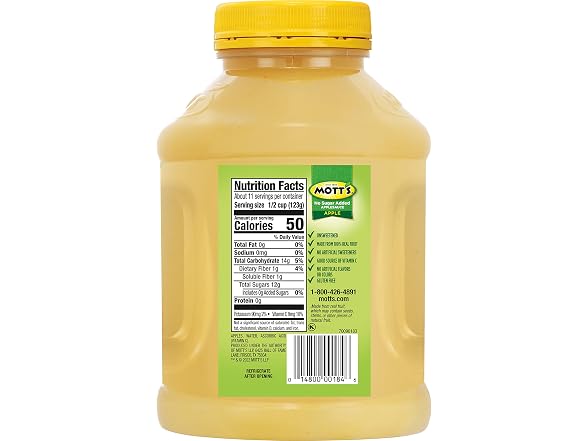 Motts No Sugar Added Applesauce Pack of 8