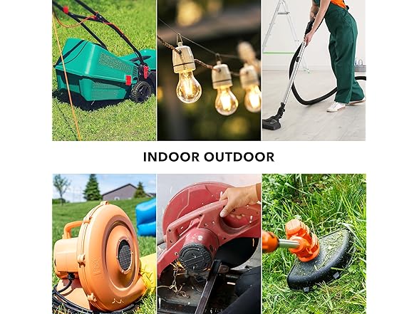 HBN 100-Foot Heavy-Duty Outdoor Extension Cord 16/3