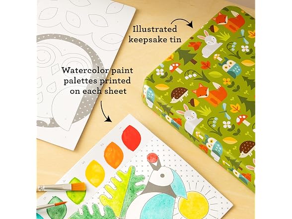Paint by Numbers: Woodland