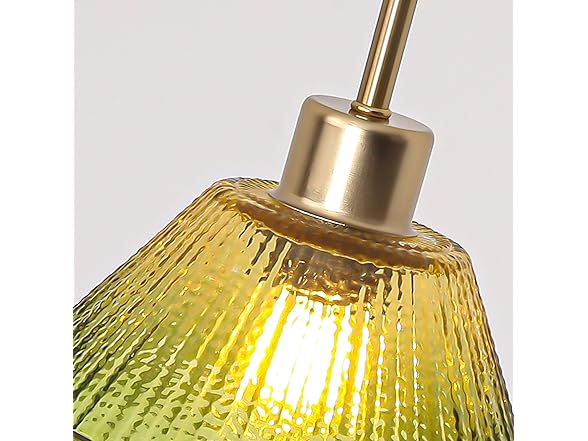 Parrot Uncle Light Green Glass Pendant
