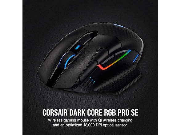 Corsair Dark CORE RGB PRO Wireless Gaming Mouse