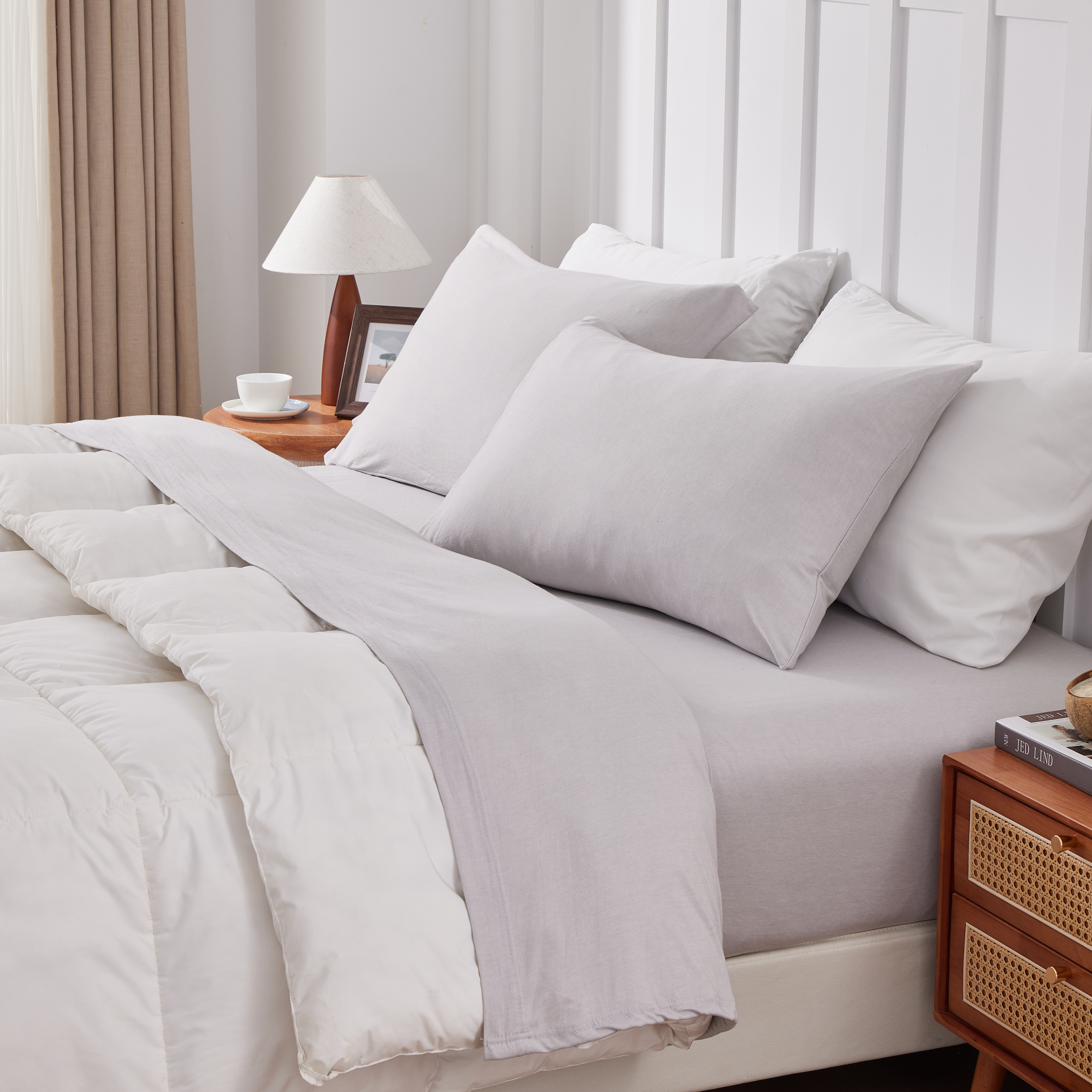 Kathy Ireland Jersey Knit Cotton Sheet Set - Gallery 39