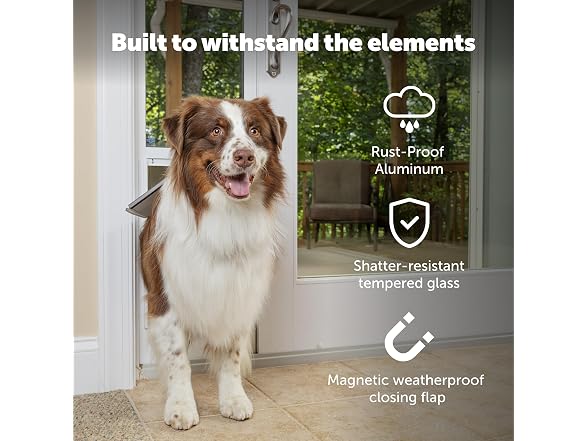 PetSafe Sliding Glass Pet Door, 1 Piece, Dog