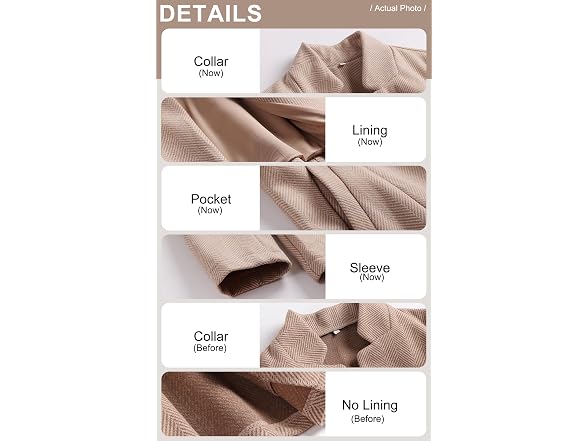 Cctoo Women (L) Coat Casual Open Front Long Jacket