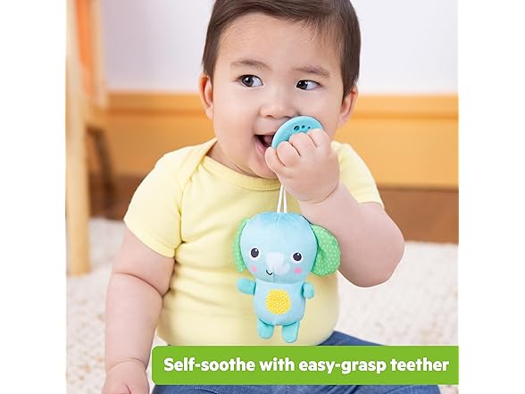 Bright Starts SootheMate Plush Elephant Teether