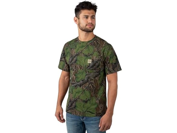 Field & Stream Mens Flush Out SS Pocket Tee