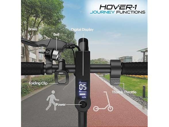 Hover-1 Journey Folding Electric Scooter 15 MPH