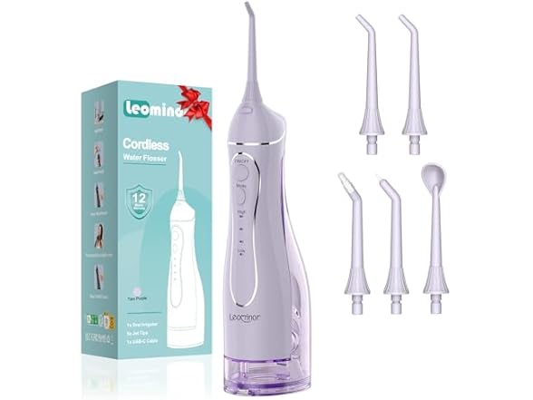 Leominor Water Dental Flosser Pick