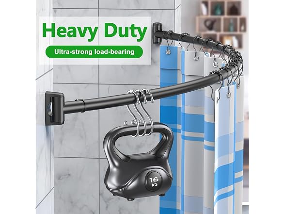 Hoachily Curved Shower Curtain Rod