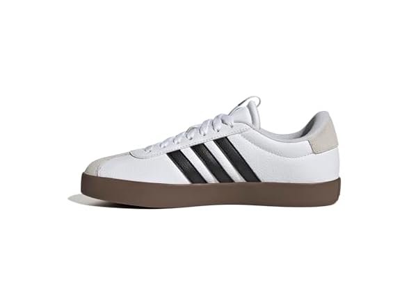 Adidas Womens VL Court 3.0 Sneakers - White/Black/Grey