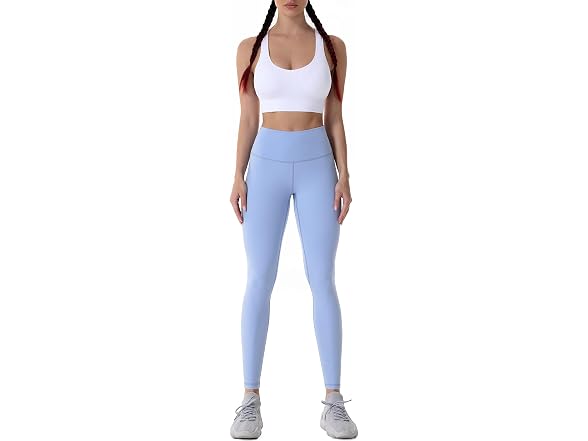 Sunzel Womens Leggings 28in L Light Blue
