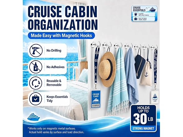 Magnetic Hooks Heavy Duty (Value Packs)