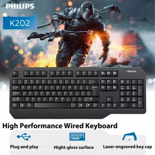 Philips Wired Keyboard + Mouse Combo - Gallery 5