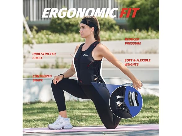 ZELUS Adjustable Weighted Vest 1-10lbs