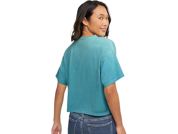 Hanes Women (M) T-shirt Spanish Moss Fake Ombre