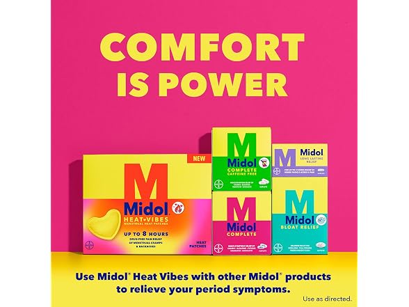 Midol | Heat Vibes Menstrual 6 Count