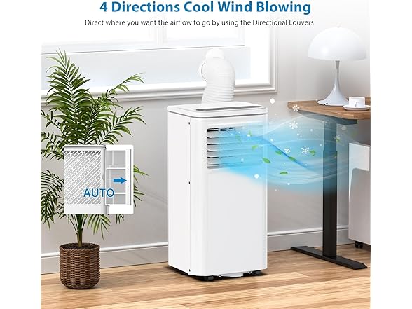 AutoSteelix 10000BTU Portable Air Conditioner