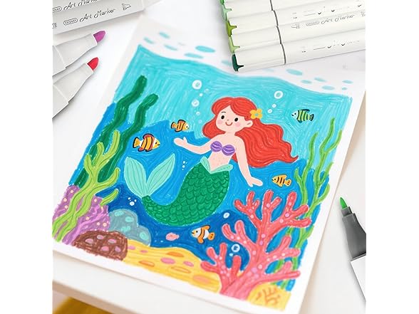 YASNAY Alcohol Markers, 48 Colors