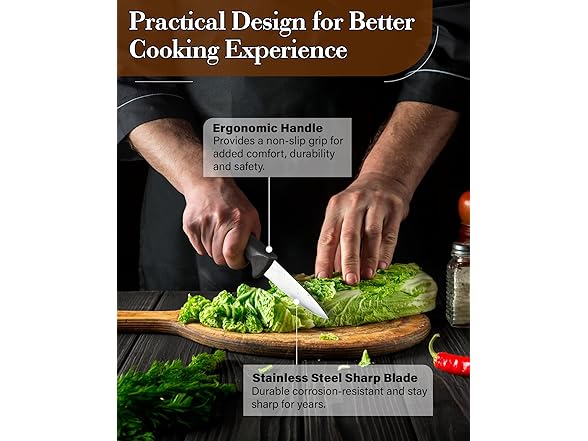 Cook N Home Paring Knife 4-Piece Set