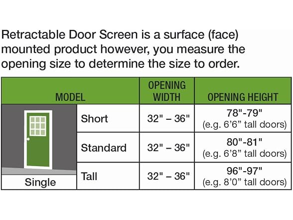 Brisa White Retractable Screen Door 80"