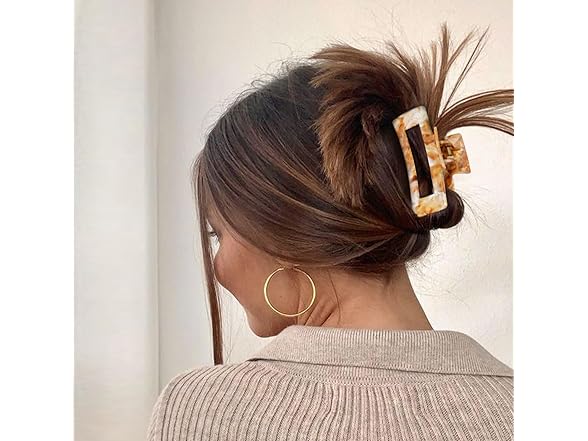 3Pcs Hair Claw Clips for Women, 4.1 Inch