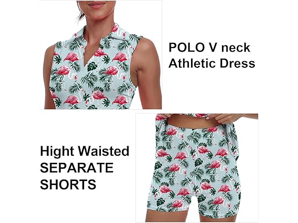 Ggov Women Two Piece Shorts 19 Flamingo Print