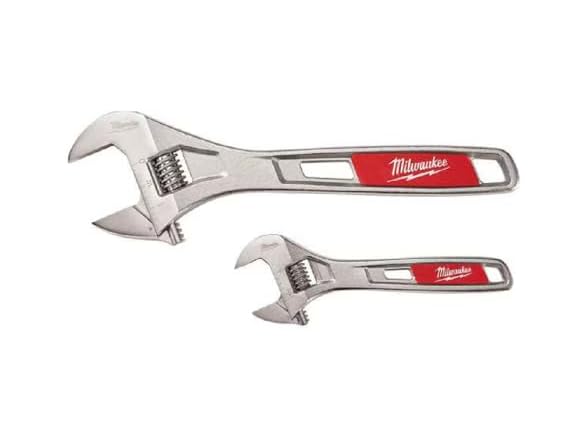 thumbnail interactive-video image 1 of Milwaukee 48-22-7400 6 & 10 Adjustable Wrench Set With 48-22-7412 12 Wrench - 3-Piece Set 1 of 6