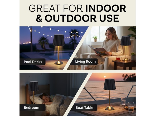 Solar Wide Pleated Lamp