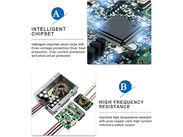 XWST DC 12V to 48V Voltage Converter