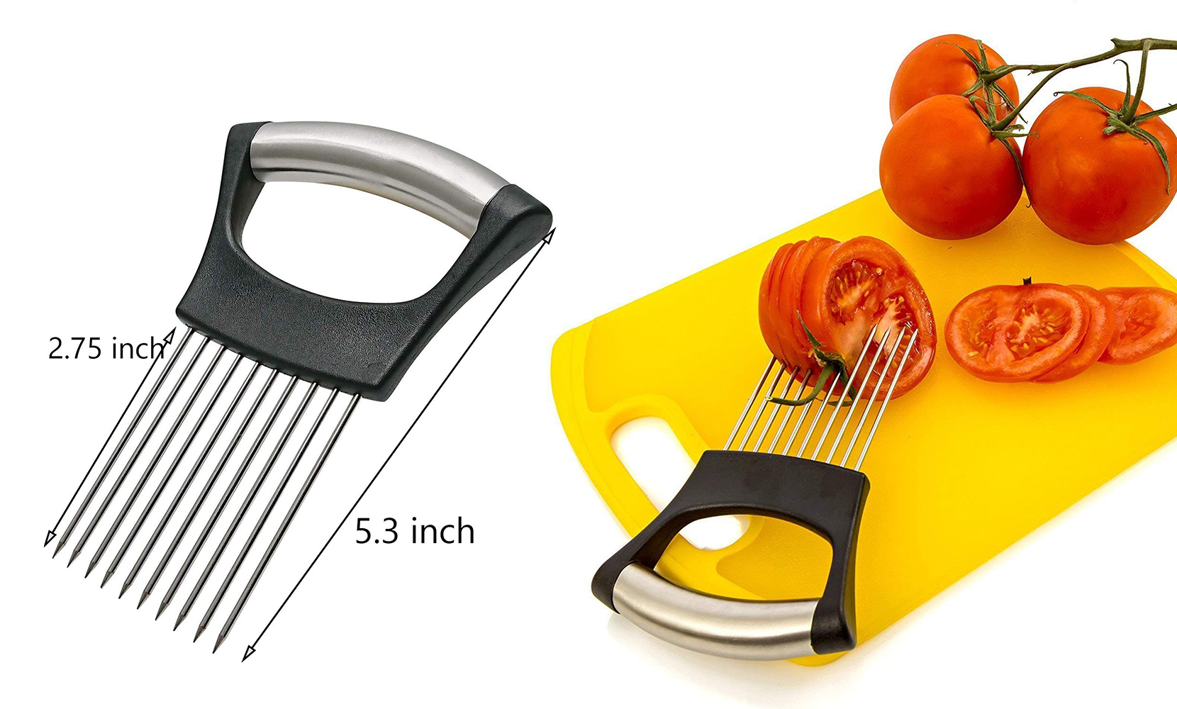 2pk Knife Sharpener & Meat Slice Holder - Gallery 10