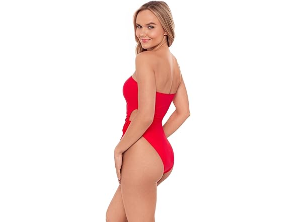 Sports Illustrated Women Strapless One Cutouts