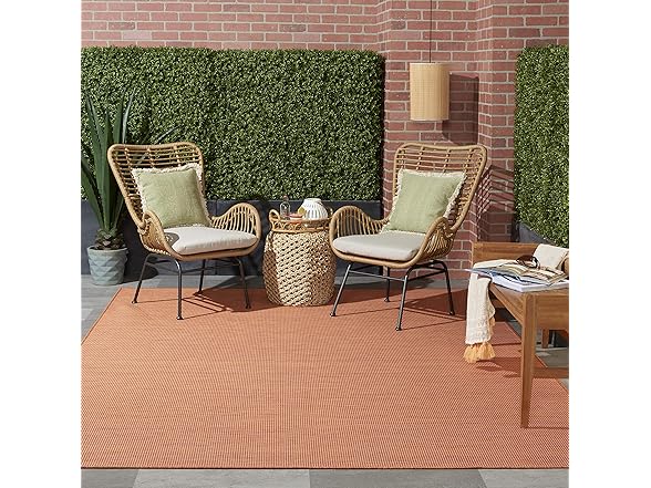 Nourison Indoor-Outdoor Terracotta 8' x 10' Area Rug