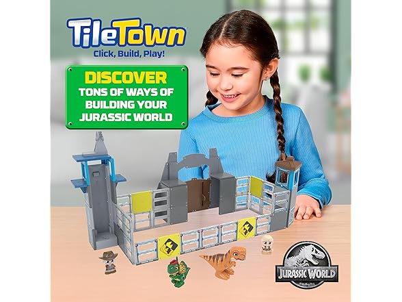 Tile Town Jurassic World Tiles Set