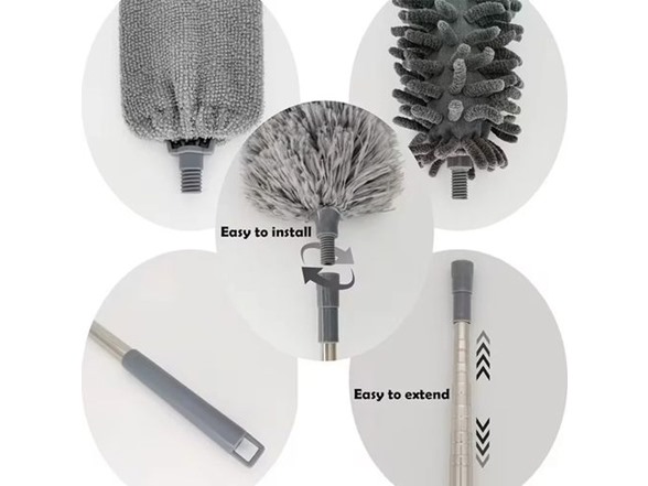 9-in-1 Microfiber Duster Kit